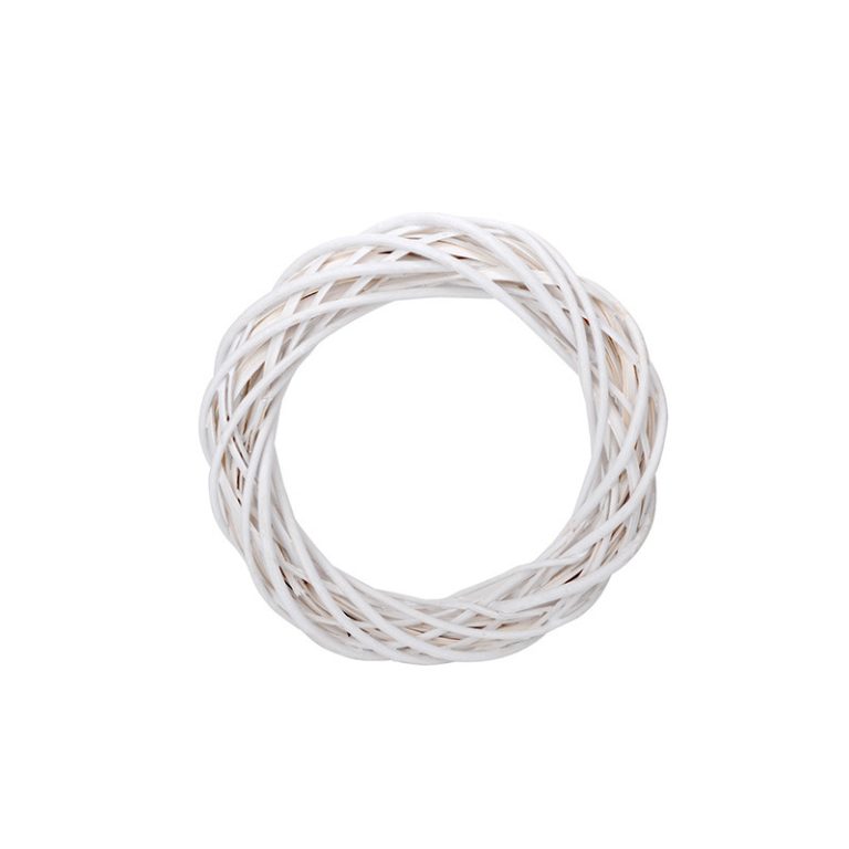 fonott koszorúalap fehér 25x5cm