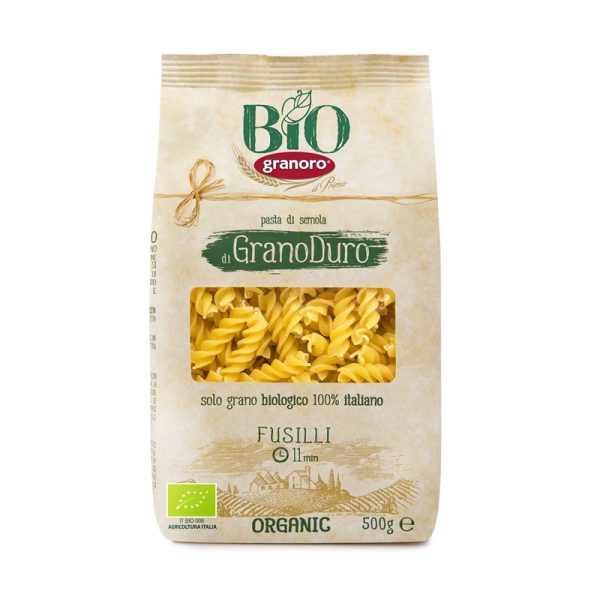 Tészta, bio Fussilli, 500 g