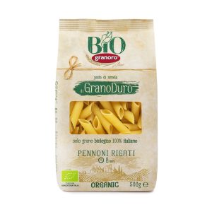 bio tészta Pennoni rigati, 500 g