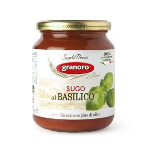 Bazsalikomos Paradicsomszósz (Sugo al Basilico) 370 g - Granoro