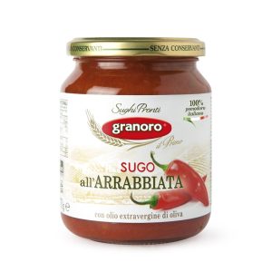 Fűszeres Paradicsomszósz - Sugo all' Arrabbiata csípős üveges, 373 g