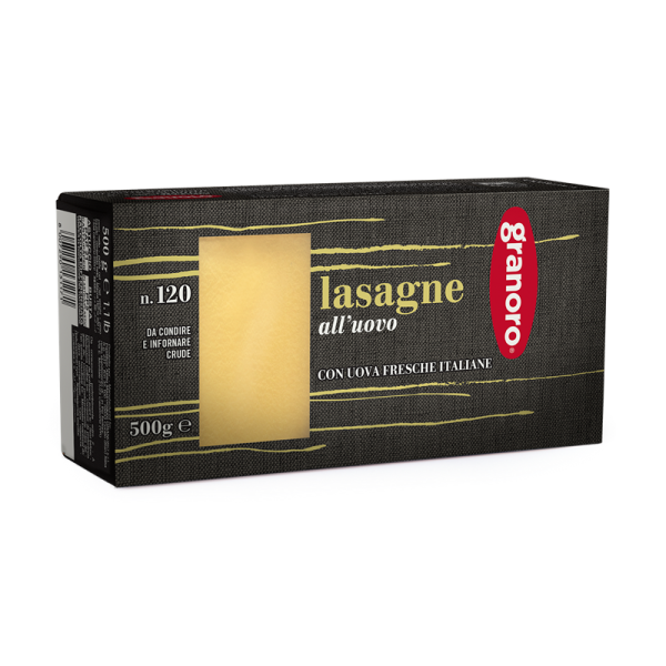 Tészta, Lasagne tojásos, durumlisztes, 500 g