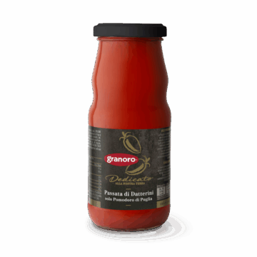 Datolya paradicsompüré, Pugliai Datterini paradicsom Dedicato-350g,