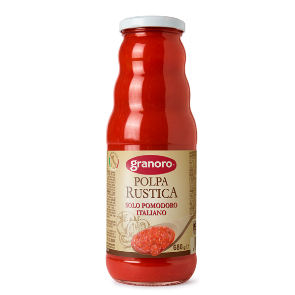 Rusztikus paradicsompép – Polpa Rustica Solo Pomodoro 680 g