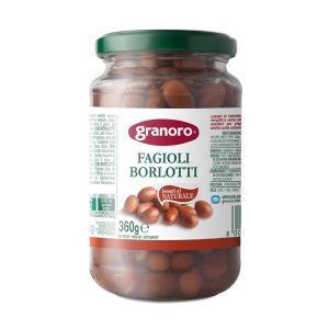 Borlotti bab, üvegben készre főzve 360g,