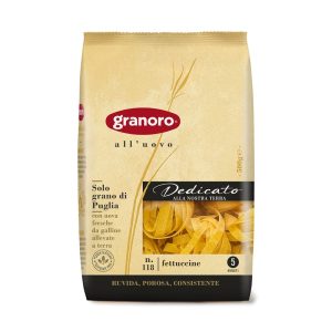 Tészta tojásos, Fettuccine, durumlisztes, 500 g