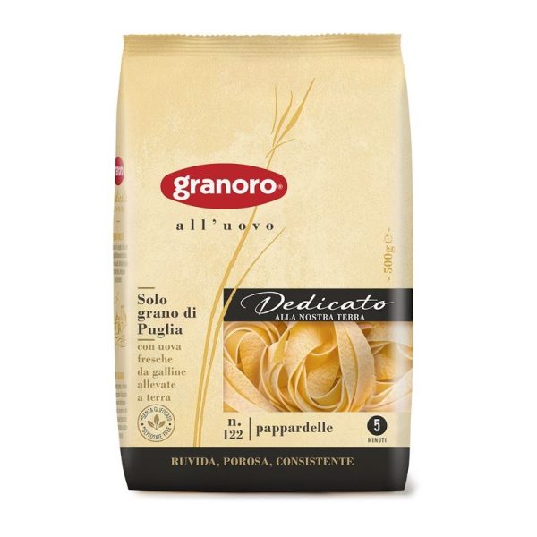 Tészta, Pappardelle tojásos, durumlisztes, 500 g