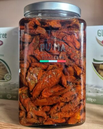 Szárított paradicsom olívaolajban üveges 1500 g