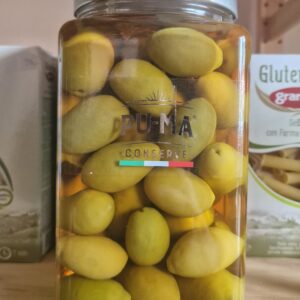 Óriás olívabogyó 'Bella di Cerignola' sós páclében, 1600 g