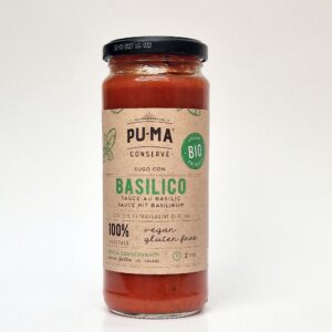 Bio bazsalikomos paradicsomszósz (Sugo con Basilico) üveges 320g