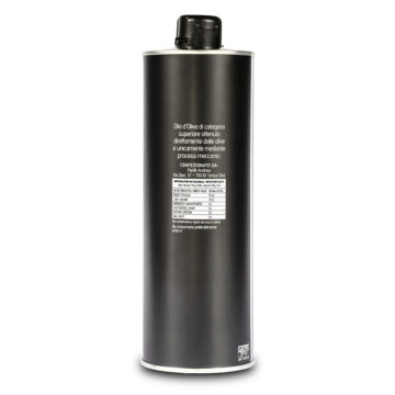 Extra szűz olívaolaj szűrt fém dobozos Coratina 1 l