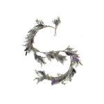 Selyemvirág Levendulás girland 183 cm