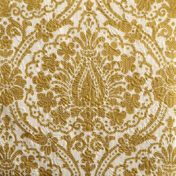 Papírszalvéta Elegance Dzsájpúr krém/arany dombornyomott 33x33cm