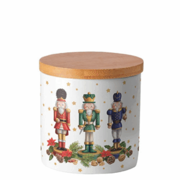 Porcelán konyhai tároló Szakállas Diótörő 10x10cm