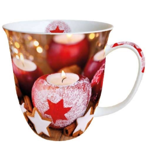 Porcelánbögre Csillag a gyertyán 0