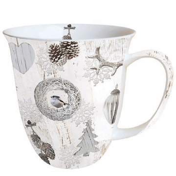 Porcelánbögre Fehér Dekoráció 0