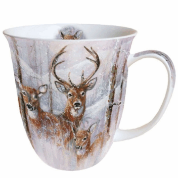 Porcelánbögre Vadon élő Szarvas 0