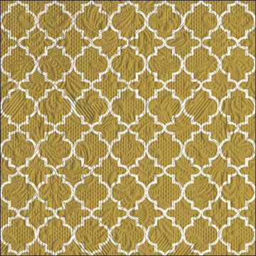 Papírszalvéta Elegance Arany dombornyomott 33x33cm