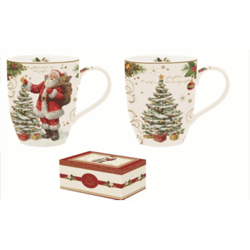 Porcelán bögreszett 2db-os dobozban