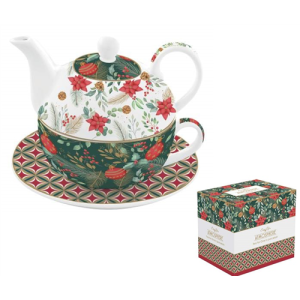 Porcelán egyszemélyes teáskészlet 350ml+350ml