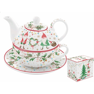 Porcelán egyszemélyes teáskészlet 350ml+350ml