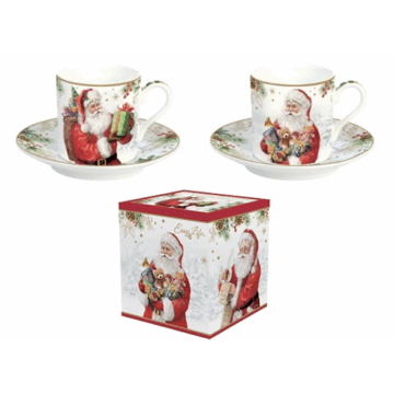 Porcelán eszpresszócsésze+alj 75ml
