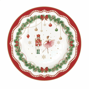 Porcelán desszerttányér 19cm