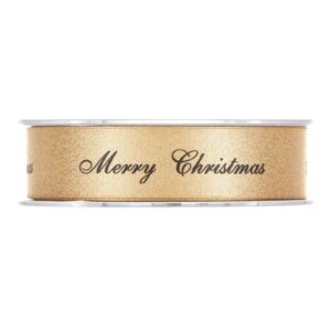 Szalag "Merry Christmas" felirattal 25 cm x 25 m