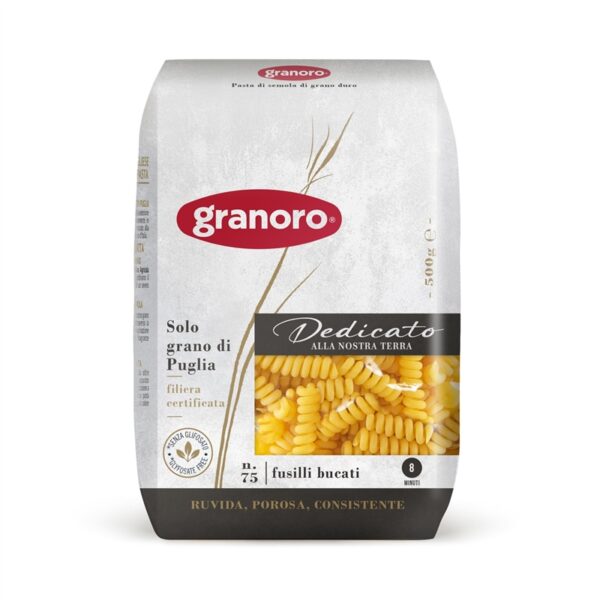 Durum olasz tészta, Fusilli bucati 500 g,