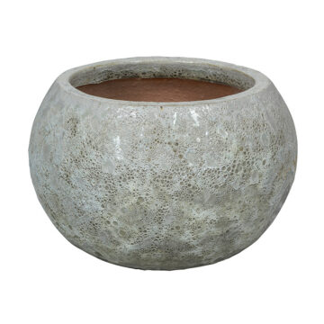 Brisbane Globe kerámia növénytartó szett savmaratott barna 22x16-38x25