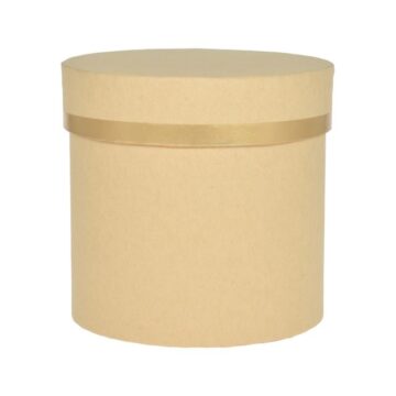 Kalapdoboz arany szegéllyel 10x10 cm