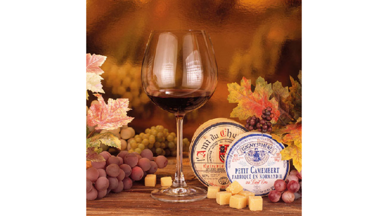 AMB.13308010 Fromage et Vin papírszalvéta 33x33cm