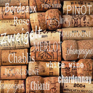 AMB.12509020 Wine Corks papírszalvéta 25x25cm