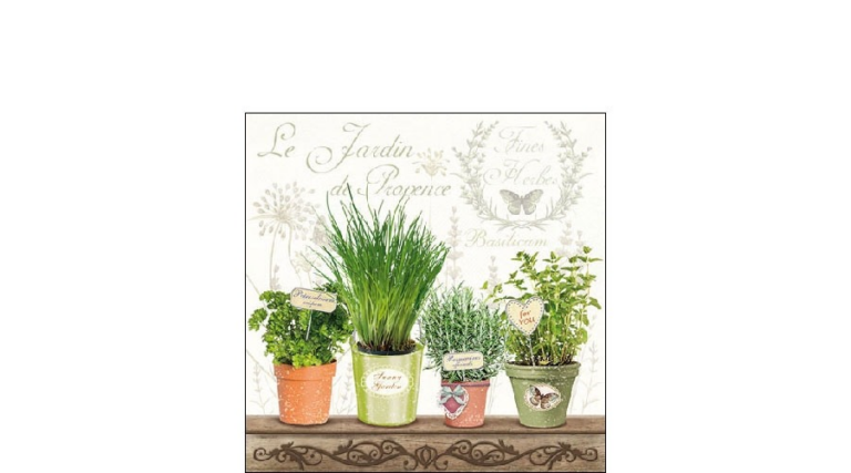 AMB.12509790 Le Jardin de Provence papírszalvéta 25x25cm