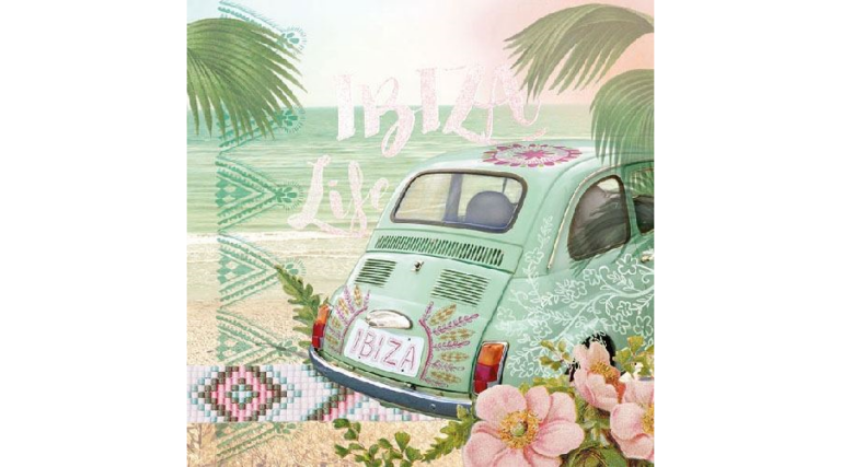 AMB.13310430 Ibiza Life papírszalvéta 33x33cm