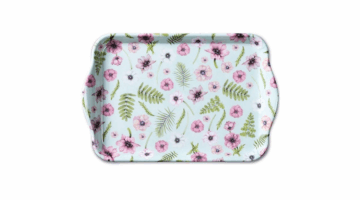 AMB.13711475 Anemones green műanyag kistálca 13x21cm