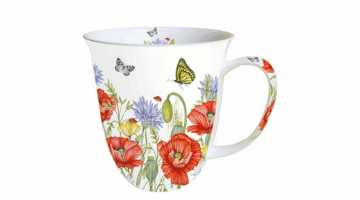 AMB.18409925 Summertime White porcelánbögre 0