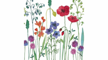 AMB.13311755 Meadow Flowers papírszalvéta 33x33cm