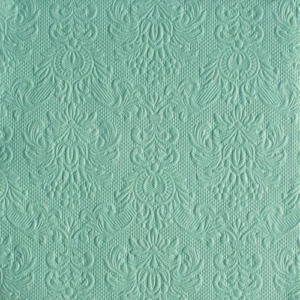 AMB.13311110 Elegance pale aqua dombornyomott papírszalvéta 33x33cm