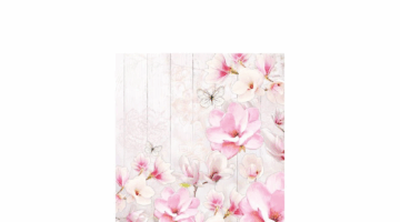 AMB.12512705 Magnolia Garden papírszalvéta 25x25cm