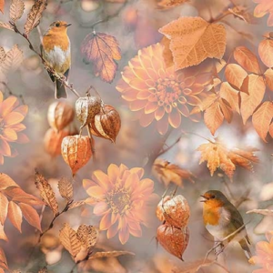 AMB.13313695 Orange Autumn papírszalvéta 33x33cm
