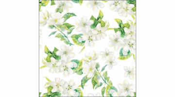 AMB.13314296 Cherry Blossom Grey papírszalvéta 33x33cm