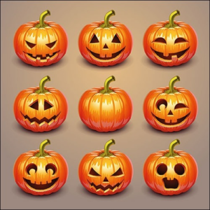 AMB.13314695 Halloween Pumpkins papírszalvéta 33x33cm