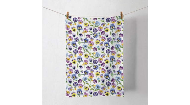 AMB.17814955 Pansy All Over konyharuha 50x70cm