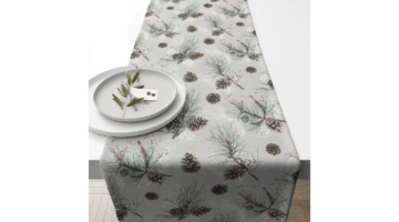 AMB.36616470 Pine Cone All Over asztali futó 40x150cm