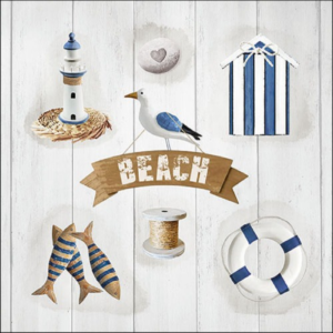 AMB.13317395 Beach Elements papírszalvéta 33x33cm