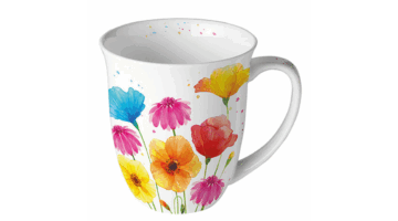 AMB.18417585 Colourful Summer Flowers porcelánbögre 0