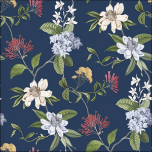 AMB.13318288 Floral mix blue papírszalvéta 33x33cm