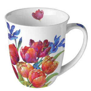 AMB.18419310 Tulips of joy porcelánbögre 0