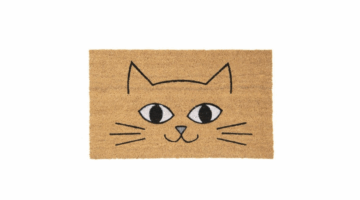 CLEEF.MC231 Lábtörlő macskafejes